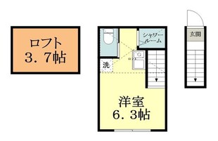 バーミープレイス武蔵小金井IIIの物件間取画像